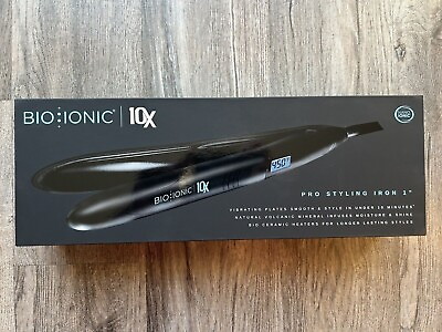 #ad #ad Bio Ionic 10X Pro Styling Iron 1quot; Nano Ionic with Vibrating Plates. Brand new. $99.99