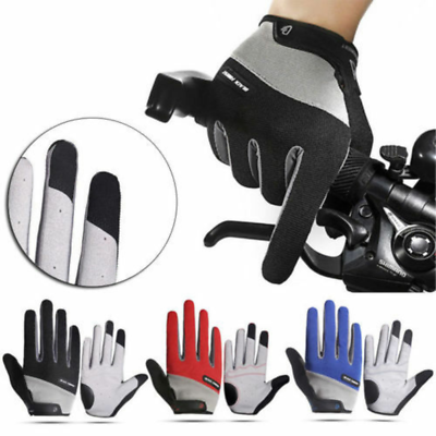 #ad Full Finger Gloves Touch Screen Motorcycle Riding Bike Bicycle Cycling Gloves $6.99
