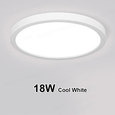 #ad 18W 7inch LED Surface Mount Fixture Ceiling Light Bedroom Kitchen Panel Lamp $7.99