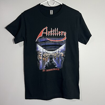 #ad Artillery By Inheritance Album Danish Black Short Sleeve T Shirt Mens Small S $30.00