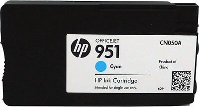 #ad HP 951 Cyan Ink Cartridge CN050AN Genuine $19.99