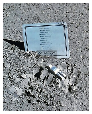 #ad FALLEN ASTRONAUT PLAQUE LEFT ON MOON BY NASA APOLLO 15 CREW 8X10 PHOTO $8.49