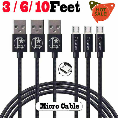 #ad Heavy Duty Micro USB Fast Charger Data Cable Cord For Samsung Android HTC LG $11.99