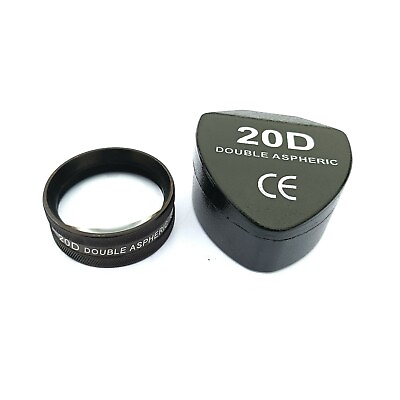 #ad Double Aspheric Lens 20D For Bio Black Colour With Box amp; Manual $45.65