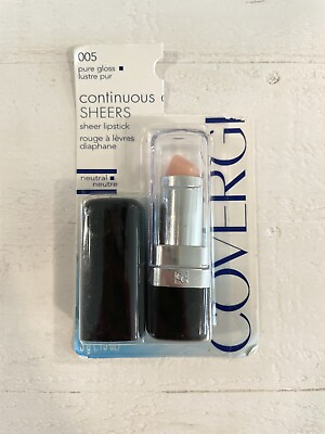 #ad CoverGirl Continuous Color Sheers Pure Gloss 005 Neutral NOS Pkg Damage See Pics $19.95