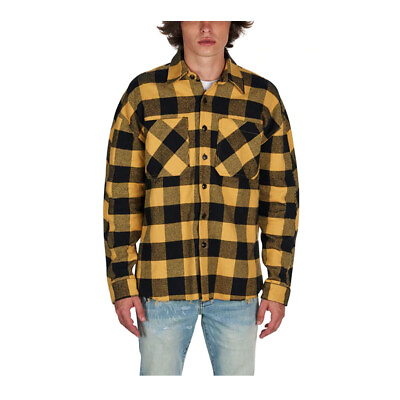 #ad Dead Than Cool Shirt Men Plaid Flannel DS.414 Button Long Sleeve $249.99