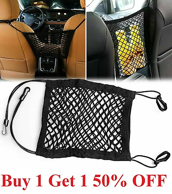 #ad Universal Car Net Pocket Holder Organizer Between Car Seat Storage Mesh Bag $7.99