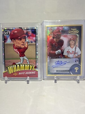 #ad Whammy Rhys Hoskins And Bryson Stott Gold Label 20 75 Phillies Lot $100.00
