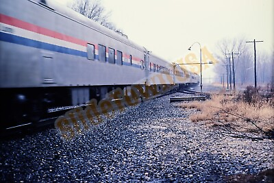 #ad Vtg 1982 Train Slide 346 AMTK Amtrak Engine X4M162 $7.50