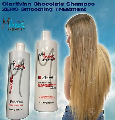 #ad #ad MILANO CARE KERATIN Clarifying Chocolate Shampoo amp; Smoothing Treat Dolce 16oz $82.00