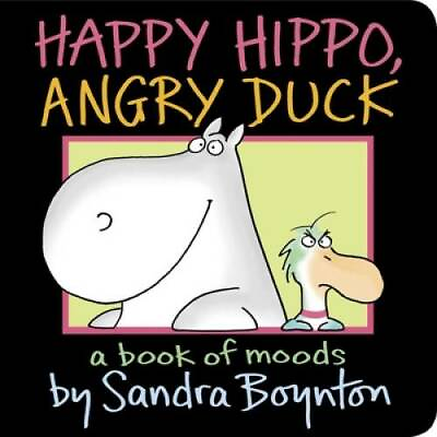 #ad Happy Hippo Angry Duck: A Book of Moods Boynton on Board Board book GOOD $3.51