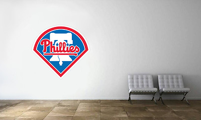 #ad Philadelphia Phillies Logo Wall Decal MLB Baseball Decor Sport Mural Vinyl Stick $39.95