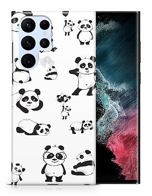#ad CASE COVER FOR SAMSUNG GALAXY MULTIPLE CUTE PANDA COLLAGE AU $13.95