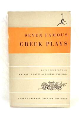 #ad Vintage Seven Famous Greek Plays Random House Paperback Novel 1950 Whitney Oates $29.39