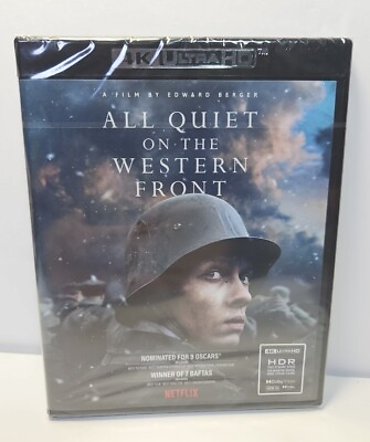 #ad All Quiet On The Western Front 4K Ultra HD 2022 NEW SEALED Edward Berger $28.77