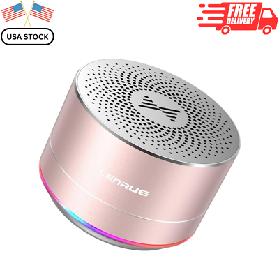 #ad Wireless Mini Bluetooth Speaker with Lights amp; Lanyard Aux in for iPhone Android $28.68