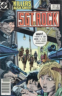 #ad Sgt. Rock Canadian Price Variant #391 VG 4.5 1984 Stock Image Low Grade $8.50