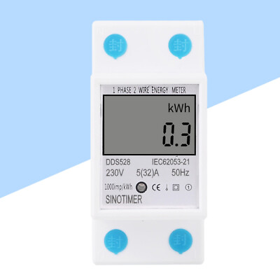 #ad #ad Wattage Meter Energy Meter Din Rail Energy Monitor Power Meter $16.45