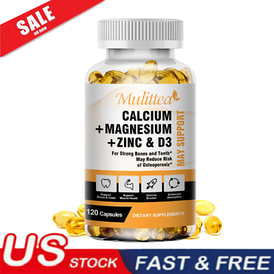 #ad Zinc Calcium Magnesium amp;amp; Vitamin D Complex Supplement Bone Muscle Immune $13.88