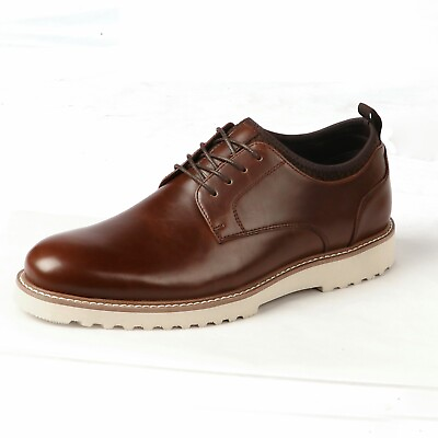 #ad Men’s Leather Shoes Dress shoe Lace Up Series Casual Oxford Shoe BritishTan $22.77