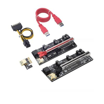 PCIe Riser Card for ETH Coin Mining Ver009s GPU Extender Cable Kit $15.04