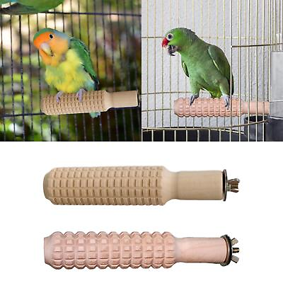 #ad Parrot Perch Grinding Stick Bird Stand Pole for Macaws Lovebirds Conures $10.31