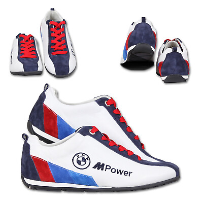 #ad #ad New Sneakers BMW M Power Motor Sport Shoes embroidered Zapatos $62.90