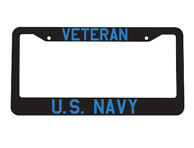 #ad Veteran US USA Navy Military Vet America American Car License Plate Frame $10.95