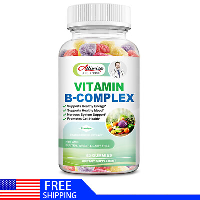 #ad Vitamin B Complex Supplement Super B Vitamin Immune Boost Energy Metabolism $14.29