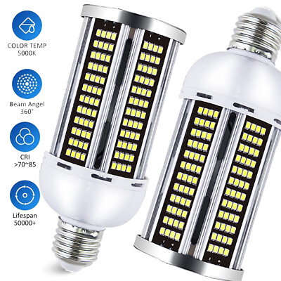#ad 2PCS Bright 40W LED Corn Light Bulb 360 Chips 5040lms 5000K Daylight E26 Socket $28.78