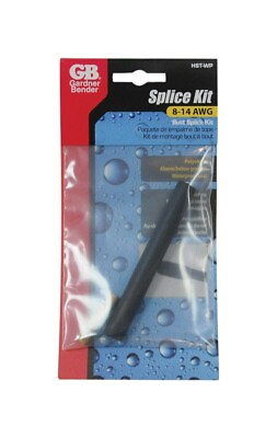 #ad Gardner Bender 8 14 AWG Insulated Polyolefin Butt Splice Kit Black 1 pack $16.99