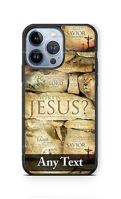#ad Who is Jesus Christian custom mobile cell Phone Case fits iPhone Samsung google $18.98