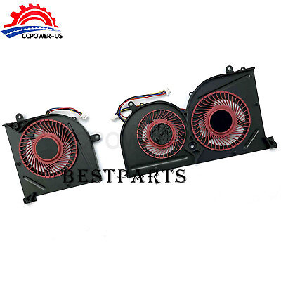 #ad New CPUGPU Cooling Fan for MSI GS63 GS63VR Stealth Pro 7RD 7RG 7RF 7RE 6RF $32.49
