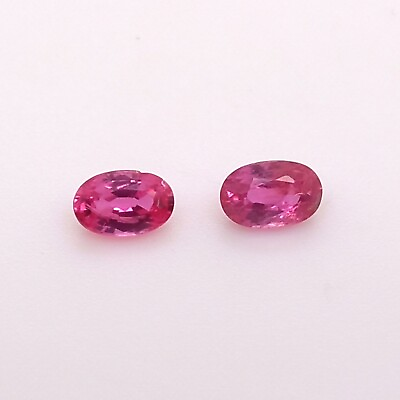 #ad UNHEATED RUBY OVAL PAIR 4x6mm 1.14 CTS $912.00