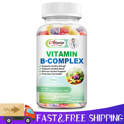 #ad Vitamin B Complex Supplement Super B Vitamin Immune Boost Energy Metabolism $13.88