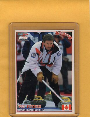 #ad 1993 Ice Hot International Curling Card #22 Vic Peters Canada C $3.00