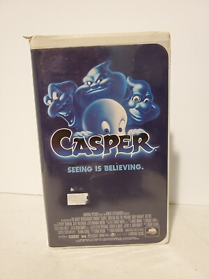 #ad Casper VHS 1997 Clamshell halloween classic friendly ghost $2.50