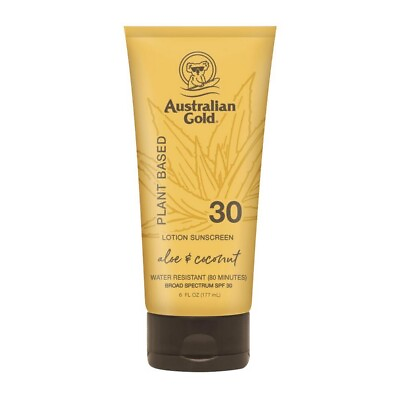 #ad 2Cts 6 oz Count SPF 30 Plant Based Aloe amp; Coconut Sunscreen Lotion $45.00