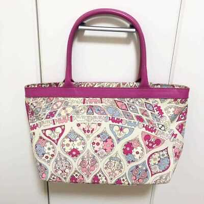 #ad Emilio Pucci tote bag pink cute multicolor logo used used from Japan $125.00