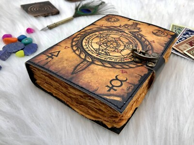 #ad book of spell leather journal leather notebook gifts for him her $56.78