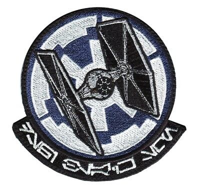#ad Imperial TIE Fighter DS61 Black Squadron Embroidered Star Wars Patch TIE ln $9.95