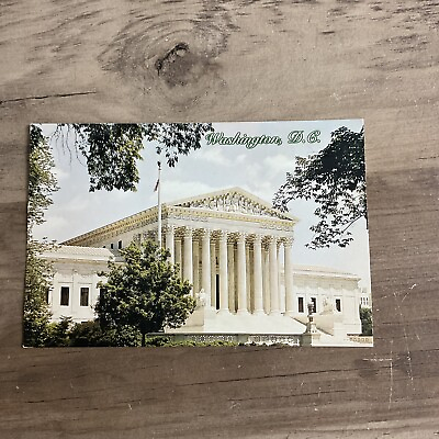 #ad WASHINGTON D.C. Postcard UNITED STATES SUPREME COURT $3.00