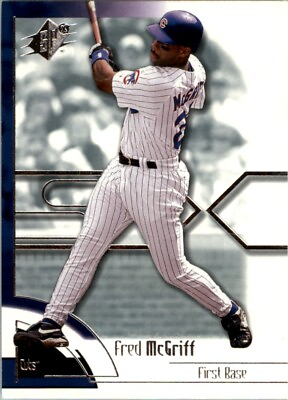 #ad 2002 Upper Deck SPx #59 Fred McGriff Chicago Cubs MLB HOF Baseball Card $1.65
