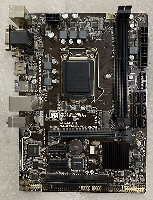 GIGABYTE B150M HD3 DDR3 Motherboard LGA1151 Chipset Intel B150 DDR3 DVI VGA $59.80