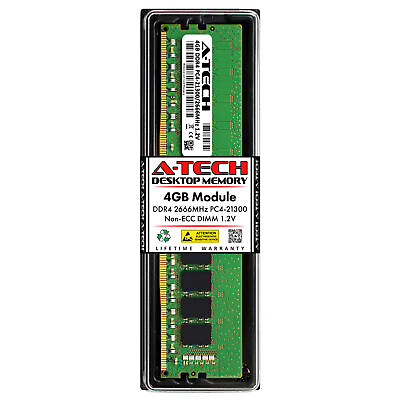 #ad 4GB DDR4 2666 GIGABYTE B450M S2H GA H110M A GA H110 D3A GA B150M DS3H Memory RAM $19.99