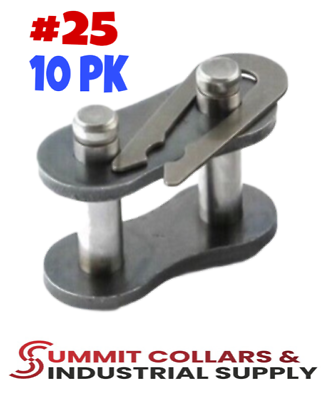 #ad 10 #25 Roller Chain Connecting Links $9.39