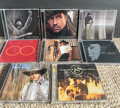 #ad Garth Brooks 8 CD Lot Country Rock Music $14.97