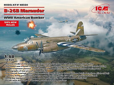 #ad New ICM 48320 WWII American Bomber B 26B Marauder 1 48 $67.15