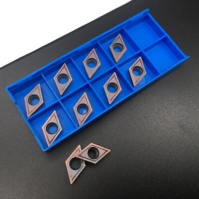 #ad 10pcs DCMT11T304 DCMT32.51 Carbide Inserts turning rhombus 55Deg For SDUCR Tool $9.99