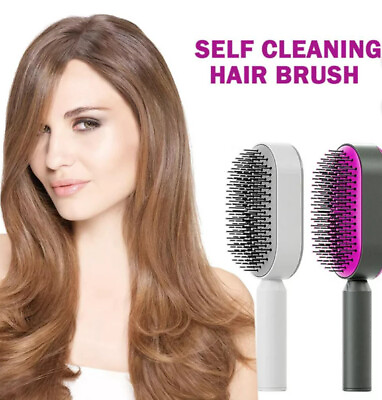 #ad Hair Brush Self Cleaning $34.99